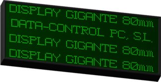 displays led alfanumricos