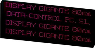 displays led alfanumricos